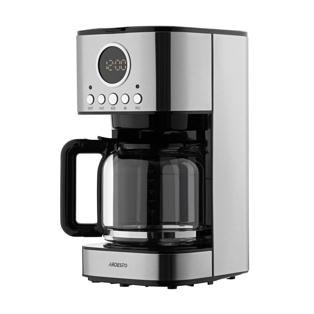 Крапельна кавоварка Ardesto Steel Collection срібляста, 1.5 л (FCM-D3200)