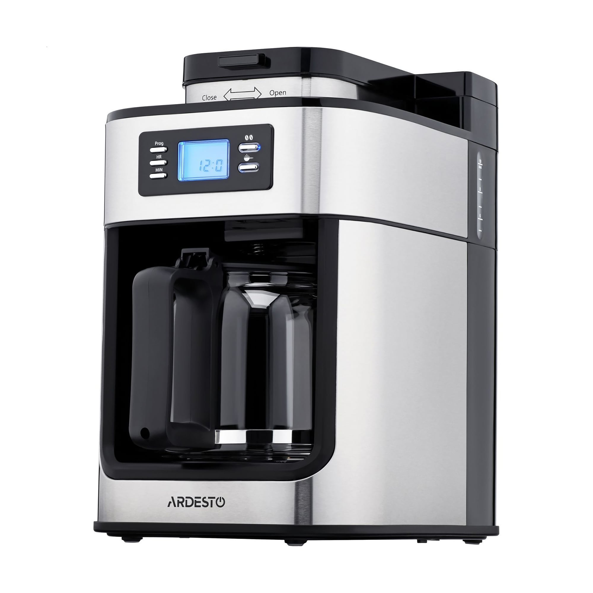 Крапельна кавоварка Ardesto Steel Collection сріблясто-чорна, 1.2 л (YCM-D1200)